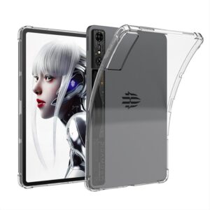 GIOPUEY Hülle für RedMagic Nova Gaming Tablet, Weiche TPU Rückenschale, Dünne Abdeckung, Airbag Schutz, Case Kompatibel mit RedMagic Nova Gaming Tablet-Transparentes