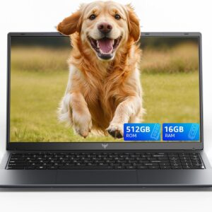 ACEMAGIC Laptop mit neuem Intel-Prozessor 7 (bis 3,6 GHz), 16 GB RAM, 512 GB SSD, Erweiterung 2 TB, Laptop 39,6 cm (15,6 Zoll), ACEMAGIC Laptop【Pro-Version】 WiFi5G/2,4G, Typ-C, HDMI, USB 3.2