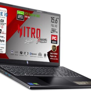 acer Gaming-Notebook, Intel Core i9-13900H, 64 GB DDR5 5600 MHz, SSD 1 TB (512 GB x 2), 15,6 Zoll FHD IPS 165 Hz, NVIDIA GeForce RTX 4060 8 GB GDDR6, Wi-Fi 6, Thunderbolt 4.0, Win 11, bereit zu