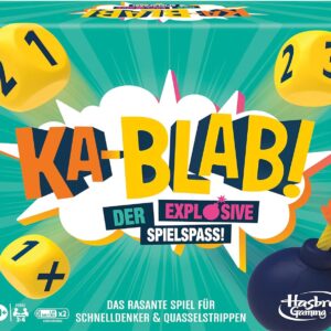 Hasbro Gaming Ka-Blab! Spiel für Familien, Teenager und Spiel für Kinder ab 10 Jahren, Kablab Spiel für Spieleabende für 2 – 6 Spieler
