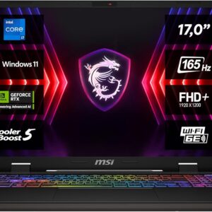 MSI Sword 17 HX, Gaming Laptop, 17,0″ FHD+, Intel® Core™ i7 Prozessor 14650HX, 16 GB DDR5-5600 RAM, 1 TB, NVIDIA® GeForce RTX™ 4060, Windows 11 Home, QWERTZ Tastatur, B14VFKG-276