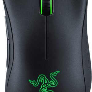 Razer DeathAdder Essential Gaming-Maus, optischer Sensor, 6400 DPI, 5 programmierbare Tasten, mechanische Schalter, gummierte Seitengriffe, klassisches Schwarz