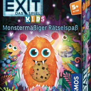 KOSMOS 683733 EXIT® – Das Spiel Kids – Monstermäßiger Rätselspaß, Rätselspiel ab 5 Jahre für 1-4 Kinder, mehrfach spielbar, Escape Room Spiel, EXIT Game, Kinderspiel