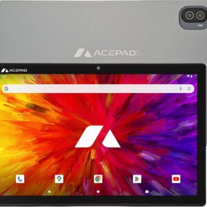 A131 Tablet, 10,1 Zoll, 128 GB, 14 (6+8) GB RAM, Android, 4G (LTE), Performance T616 Octa-Core Prozessor, Dual-SIM, 10″, Dual Wi-Fi, BT5, Markenqualität (Grau)