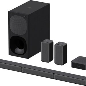Sony HT-S40R 5.1ch 600W Soundbar für TV mit Subwoofer und kabellosem Rear Speaker mit Bluetooth