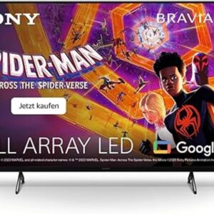 Sony BRAVIA XR, XR-50X90S, 50 Zoll Fernseher, Full Array LED, 4K HDR 120Hz, Google TV, Smart TV, Works with Alexa, mit exklusiven PS5-Features, HDMI 2.1, Gaming-Menü mit ALLM + VRR, 24 + 12M Garantie