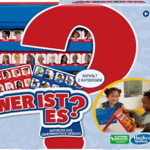Hasbro Gaming Wer ist es? Ratespiel, Brettspiel für Kinder ab 6 Jahren, für 2 Spieler – spannendes Spiel für die ganze Familie