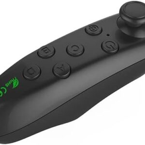 VR Controller,Kabellose Bluetooth-Fernbedienung für Gamepad, Selfie-Kamera-Auslöser, kabellose Maus, 3D-VR-Brille, Fernbedienung für iPhone, Android, PC, TV-Box (Black)
