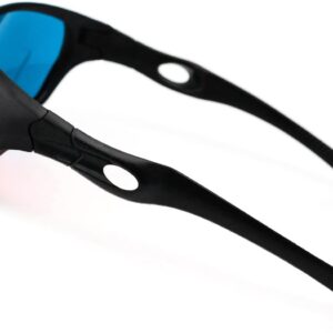 3D Brille rot/Cyan (3D-Anaglyphenbrille) hochwertige 3D Brille fĂźr 3D PC-Spiele UVM. Marke PRECORN