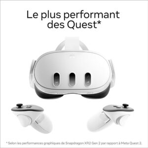 Meta Quest 3 512Gb – bahnbrechende mixed Reality – leistungsstarke Technologie (Generalüberholt)