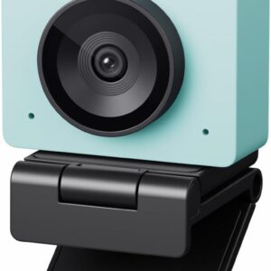 OBSBOT Meet SE 1080P@100 FPS Webcam für PC mit 1/2,8″ Sensor, KI-Bildanpassung & Autofokus, Beauty Mode, Leichtgewichtig, Gestensteuerung, Staggered HDR, Webcam für Streaming, Meetings (Aurora Green)
