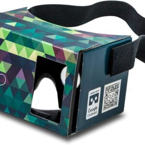 Google Cardboard POP! mit Kopfband und Polster Virtual Reality Headset VR Viewer für Android Apple iOS