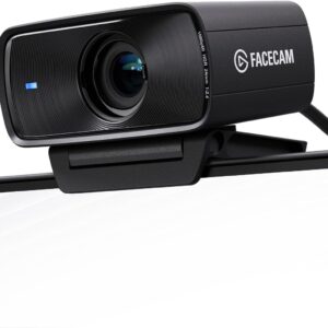 Elgato Facecam MK.2 – Erstklassige Full-HD-Webcam für Streaming, Gaming, Videokonferenzen, Aufnahme, HDR-fähig, Sony Sensor, Schwenken/Neigen/Zoomen – kompatibel mit OBS, Zoom, Teams etc., für PC/Mac