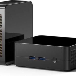 Mini PC Gaming AMD Ryzen 5 3550H 16GB DDR4 RAM 512GB NVME SSD，Mini Computer Win11 Pro/WiFi 6/ BT-5.2/ USB*4/ Type-C mit allen Funktionen/HDMI*2(4K@60Hz)/ Radeon Vega 8 Graphics Triple-Screen display