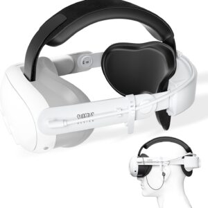 SUPERUS Elite Strap mit Akku für Meta Quest 3S/Quest 3 – Battery Head Strap mit Kopfhörern für Quest 3S/Quest 3 Zubehör – Spielzeit verlängern & Kopfdruck reduzieren