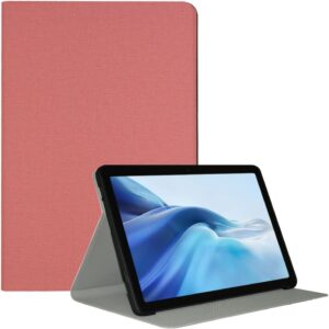 AKNICI Hülle für TECLAST T50 Top Gaming Tablet 11 Zoll(2023), Ultra Dünn PU Leder Folio Schutzhülle mit Auto Schlafen Wachen Weiche TPU Rückseite Abdeckung Klappständer für TECLAST Neu T50 2023, Rosa