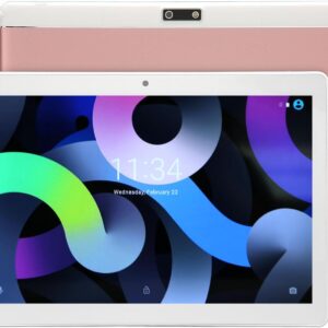 10,1-Zoll-Tablet, für Android 12.0-Tablet, Gaming-Tablet 12 GB 256 GB ROM, 1920 X 1200 IPS 8 MP 20 MP Kameras Tablet PC, 2,4 G 5 G WiFi-Tablet (Roségold)