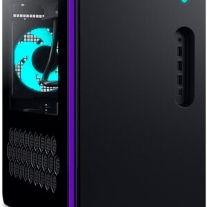 Alienware Aurora R16 Gaming-PC, Prozessor Intel Core i7-14700F, NVIDIA GeForce RTX 4060Ti 8 GB, RAM 16 GB, SSD 1 TB, Windows 11 Home, Tastatur AZERTY, Französisch, Schwarz