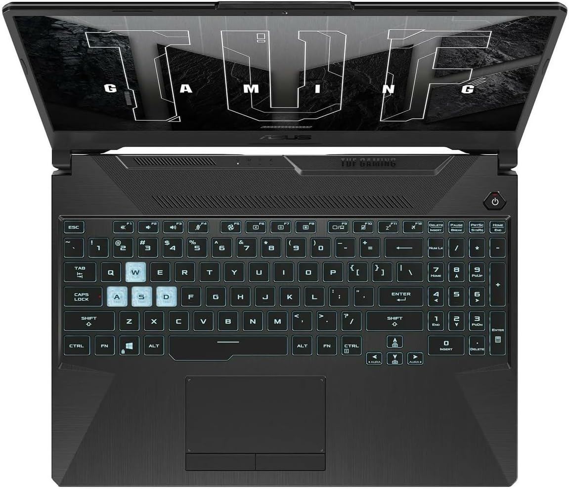 ASUS TUF 2024 A15 Gaming Laptop, 15.6" 144Hz FHD, 8-Core Ryzen 7 7435HS (Beats i7-13620H), NVIDIA RTX 3050, 16GB RAM, 1TB SSD, RGB KB, RJ45, PDG HDMI Cable, US Version KB, Gamer Bundle, Win 11 Pro – Bild 2