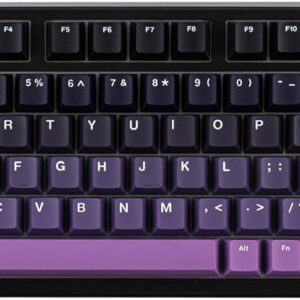 EPOMAKER HE75 75% Gaming-Tastatur mit Magnetic Switches, RGB Hall-Effekt Gaming-Tastatur Kabellos mit Einstellbarem Betätigungsweg, Austauschbarem Knopfmodul, 2,4 GHz/Bluetooth (Schwarz Violett)