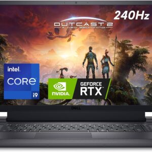 Dell G16 7630 Gaming Laptop 16 Inch QHD+ 240Hz Display, Intel 13th Gen I9-13900HX, RTX 4070 8GB GDDR6, 32GB RAM DDR5, 1TB SSD, Windows 11 Home, German QWERTZ Backlit Keyboard Grey