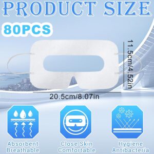 DERJDISF Einweg-Gesichtsmasken für VR-Geräte – Hygienische, hautfreundliche VR-Brillen Abdeckungen – Ideal für Oculus, HTC Vive Pro, Samsung Note, Google Cardboard