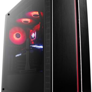 Boost Boxx Gaming PC mit Windows 11 Home, AMD Ryzen 7 7800X3D 8X 4200 MHz, 2000 GB M.2 SSD, 32 GB DDR5-RAM, NVIDIA GeForce RTX 4070, ASRock Mainboard, USB 3.2, M10250H