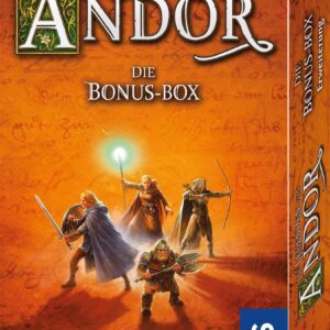 Kosmos 684358 Andor – Die Bonus-Box, Erweiterung für das Grundspiel Die Legenden von Andor mit neuen Legenden, Charakteren und Herausforderungen, Brettspiel für 2-4 Personen ab 10 Jahre