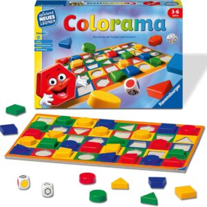 Ravensburger 24921 – Colorama – Zuordnungsspiel für die Kleinen – Spiel für Kinder ab 3 bis 6 Jahren, Spielend Neues Lernen für 1-6 Spieler