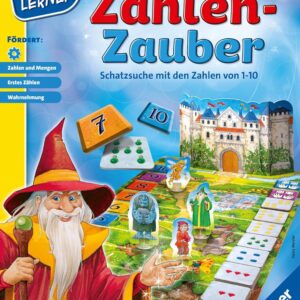 Ravensburger 24964 – Zahlen-Zauber – Spielen und Lernen für Kinder, Lernspiel für Kinder ab 4-7 Jahren, Spielend Neues Lernen für 2-4 Spieler