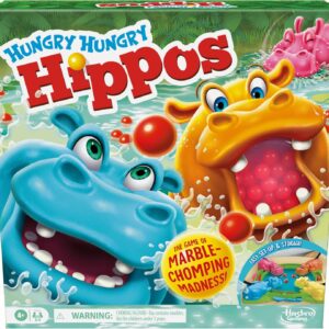 Hasbro Gaming Hippo Flipp Brettspiel für Kindergartenkinder, ab 4 Jahren, für 2 bis 4 Spieler