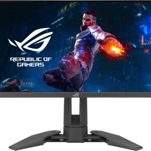 ASUS ROG Swift PG248QP – 24.1 Zoll Full HD Gaming Monitor – 540 Hz, 0.2ms GtG, G-Sync, Reflex, ULMB2, Aura-Sync, HDR 400 – Esports-TN Panel, 16:9, 1920×1080, DP 1.4 DSC, HDMI, USB-Hub, ergonomisch