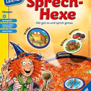 Ravensburger 24944 – Die freche Sprech-Hexe – Spielen und Lernen für Kinder, Lernspiel für Kinder ab 4 Jahren, Spielend Neues Lernen für 2-4 Spieler – Geburtstagsgeschenke