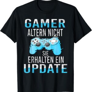 Lustiges Zocken Gamer Update Jungs Gaming Nerd T-Shirt
