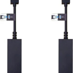 Flylin 2 Stück PS5 VR Kamera Adapter, PS4 Kamera V1 V2 Adapter für PSVR auf der PS5 Konsolen, Playstation 5 Konverterkabel zur Verwendung Kompatibel mit PS4 Kamera zu PS5 Konsole