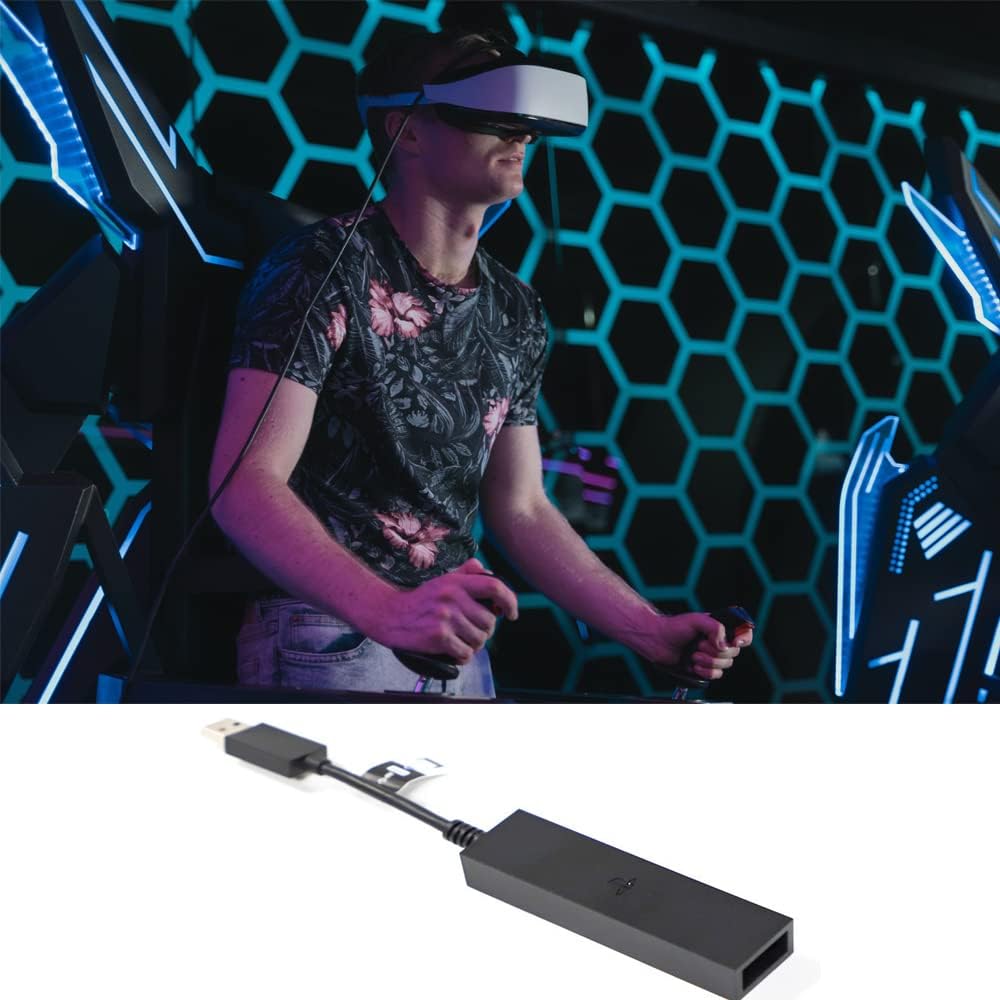 PS5 VR Adapterkabel, PS4 Kamera V1 V2 Adapter für PSVR auf der PS5 Konsolen, Playstation 5 Konverterkabel zur Verwendung von Playstation VR PS – Bild 7