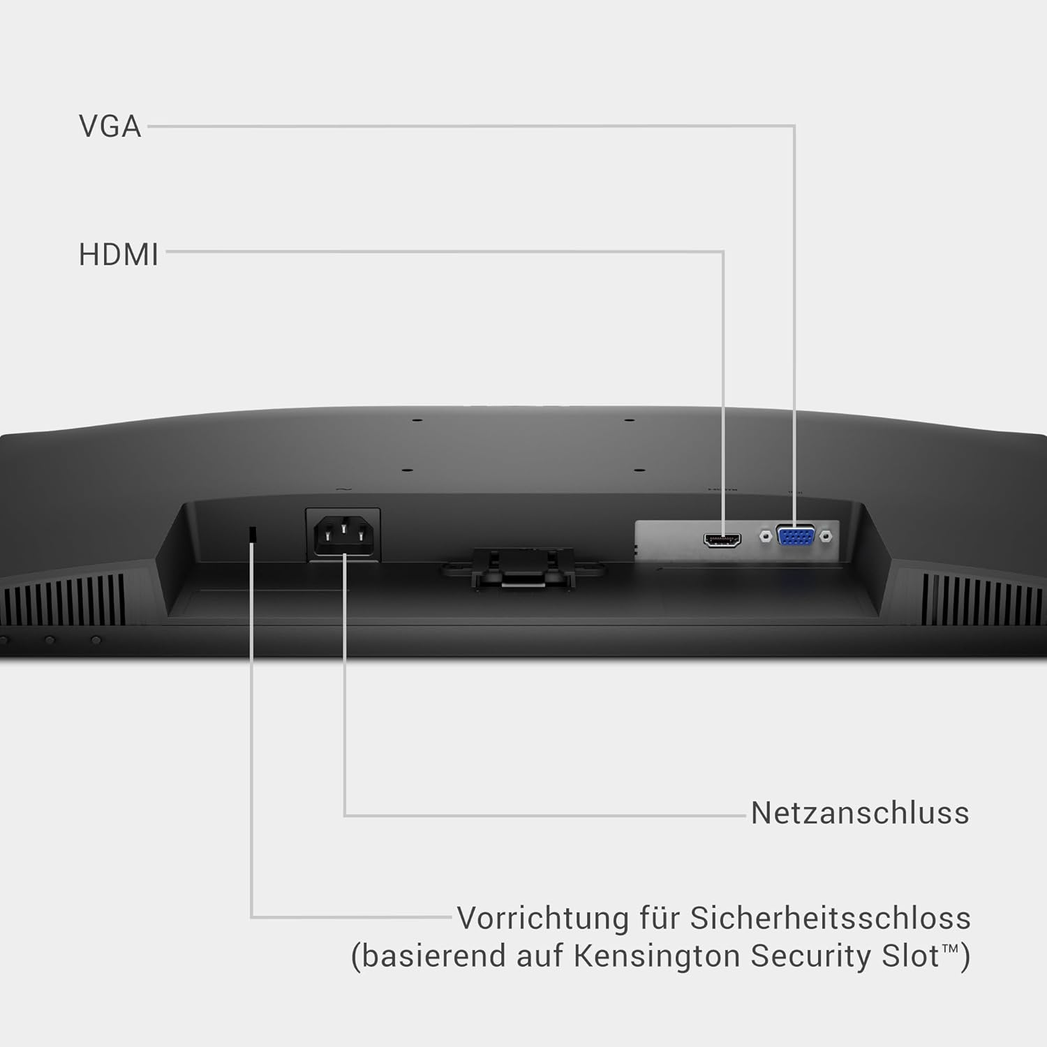 Dell 24 Monitor - SE2425HM, Full HD (1920x1080), 100Hz, IPS, 5ms, VESA (100x100mm), HDMI, VGA, 3 Jahre Garantie, Schwarz – Bild 9