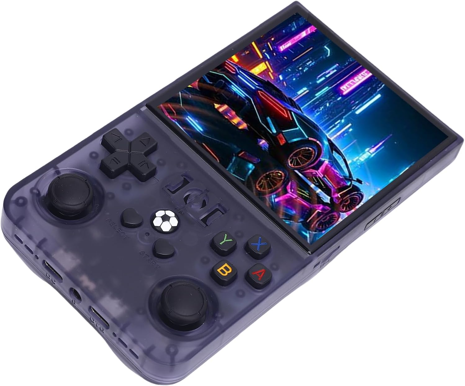 ASHATA R36MAX Retro Handheld Game Console, Linux System Translucent Grey 4,0 -Zoll -IPS -Bildschirm Retro Gaming -Konsole 4000mAh Doppel -Joysticks Portable Console Black 64 GB 128 GB (128G) – Bild 2