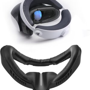 VR Face Pad for Playstation VR2,Fitness Facial Interface Leather Foam Cushion Pad & Face Pad Replacement Compatible with PSVR2 Accessories