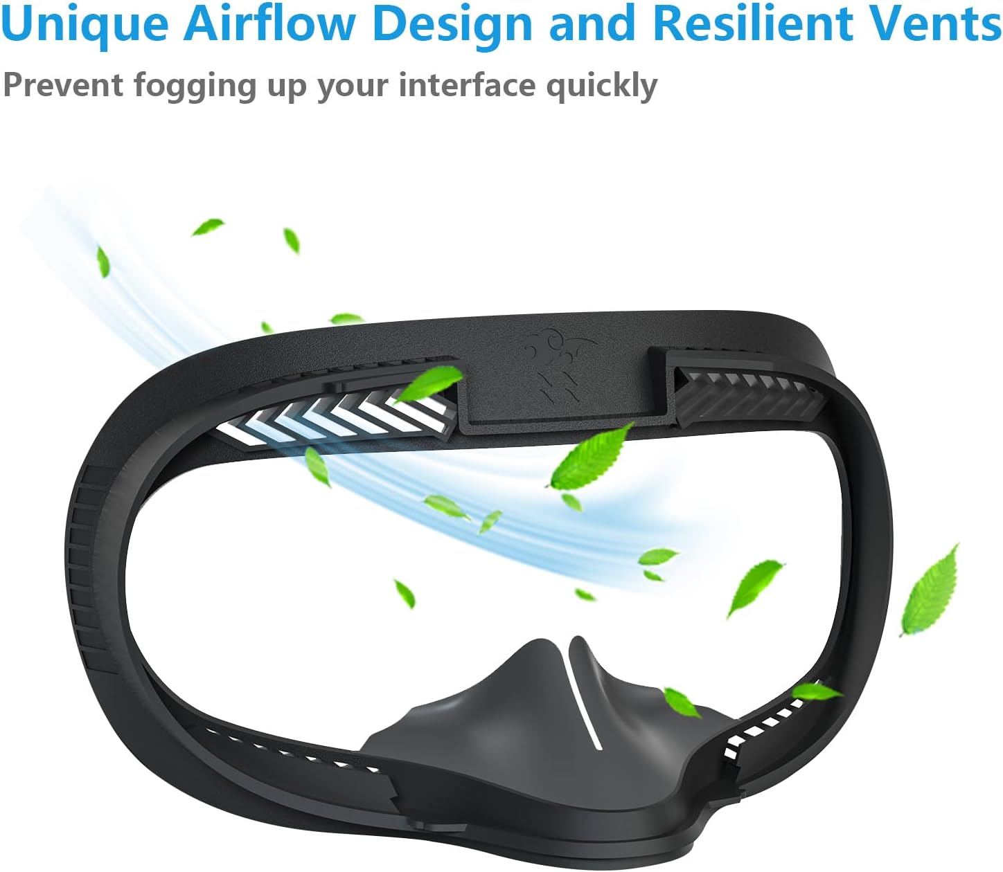 2-Pack-Gesichtsauflage für Oculus Quest 2, Gesichtsschnittstelle-Gesichtsauflage, Anti-beschlagendes schweißfestes Gesichtskissen für VR Meta Quest 2 Zubehör Ersatz – Bild 6