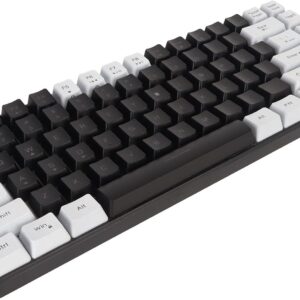 Kabelgebundene 75% Mechanische Tastatur, Gaming-Tastatur, Gaming-Tastatur, ABS-Material, 84-Tasten, RGB-Hintergrundbeleuchtung, Mechanische Tastatur mit Ergonomischem