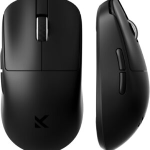 MCHOSE L7 Ultra Superleicht Kabellose Gaming-Maus 39 g, StellarVision Sensor 42K DPI, 8K-Abrufrate, 6 Programmierbaren Tasten, Onboard-Speicher, Bis zu 200 Stunden Akkulaufzeit, Mac/Windows – Schwarz