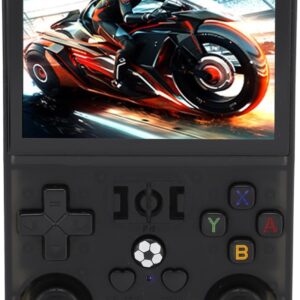 Eujgoov R36PRO Handheld Game Console 3,5 -Zoll -IPS Bildschirm 640×480 für Retro Spielfans und Tragbare Gaming Enthusiasten Material: ABS, 1 Count. (64GB)