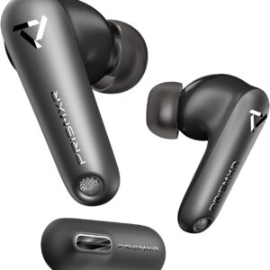PRISMXR In-Ear Gaming Kopfhörer kompatibel mit PS5/4, Meta Quest 3/3S/2, Wireless Earbuds Bluetooth mit USB-C Dongle for Switch 2017/Steam Deck/PC, 25ms niedrige Latenz, 2.4GHz WiFi (Vega T1)
