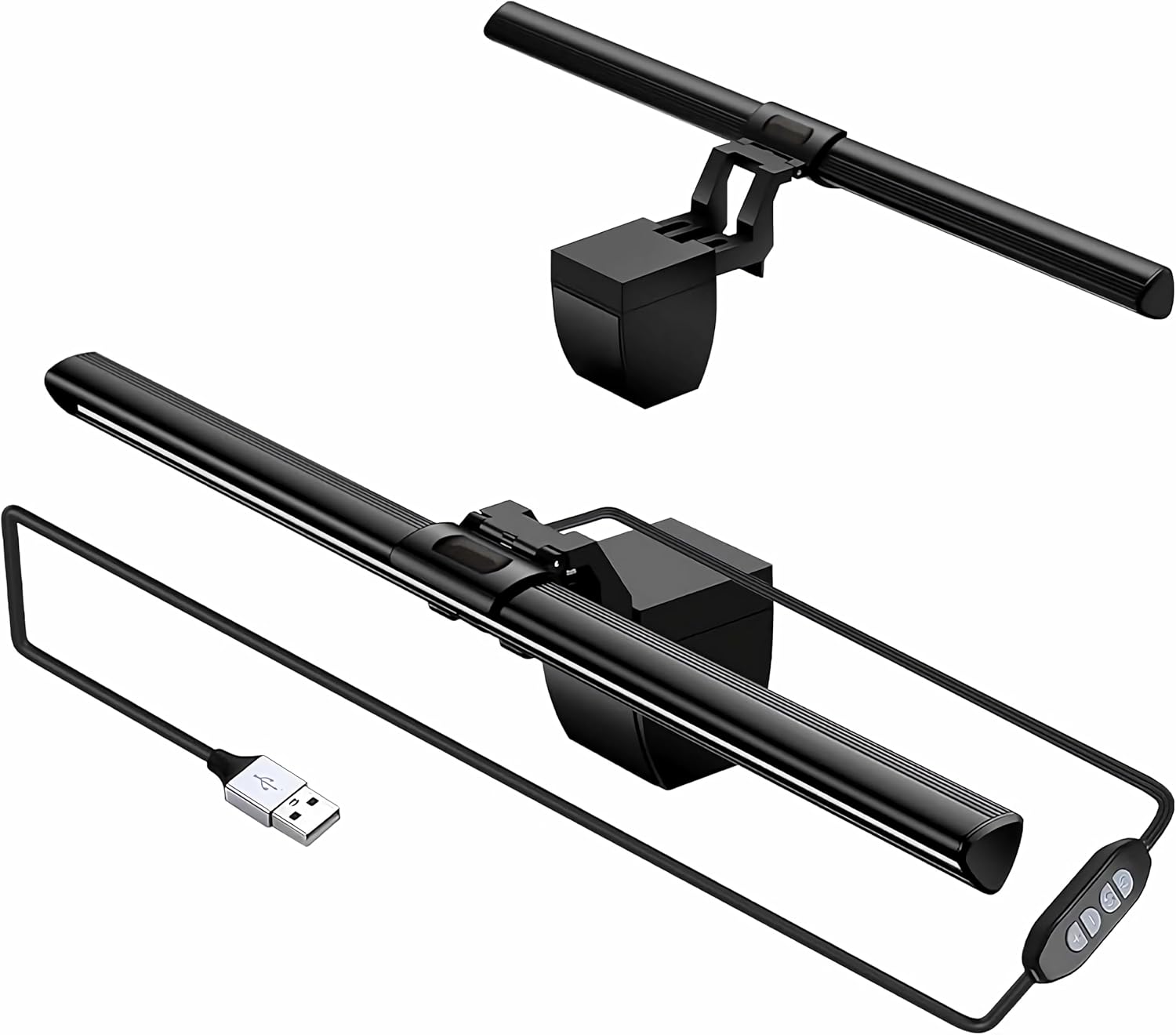 CATPOWER Computermonitor-Lichtleiste, LED-Bildschirm-Lichtleiste für den Arbeitsplatz, dimmbare Monitorlampe, Monitorlampe mit Tastensteuerung für Schreibtisch/Büro/Zuhause/Gaming, zur Augenpflege