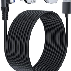 5M Link Kabel,Kompatibel mit Oculus Quest3/Quest2/Pro/Meta/PICO 4 PC Steam VR,High Speed PC Datenübertragung Virtual Reality Headset Kabel,USB 3.0 zu USB C Kabel für VR Headset und Gaming PC Schwarz