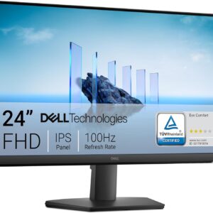 Dell 24 Monitor – SE2425HM, Full HD (1920×1080), 100Hz, IPS, 5ms, VESA (100x100mm), HDMI, VGA, 3 Jahre Garantie, Schwarz