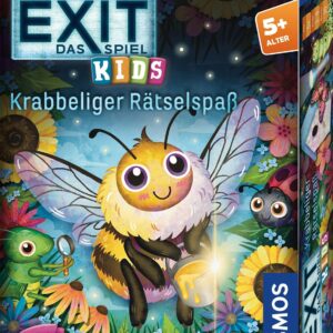 Kosmos 684792 – EXIT® – Das Spiel Kids – Krabbeliger Rätselspaß, ab 5 Jahre für 1-4 Kinder, mehrfach spielbar, Escape Room Spiel, EXIT Game, Kinderspiel