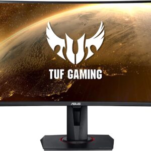 ASUS TUF Gaming VG27VQ – 27 Zoll Full HD Curved Monitor – 165 Hz, 1ms MPRT, FreeSync Premium – VA Panel, 16:9, 1920×1080, DisplayPort, HDMI, DVI, Schwarz