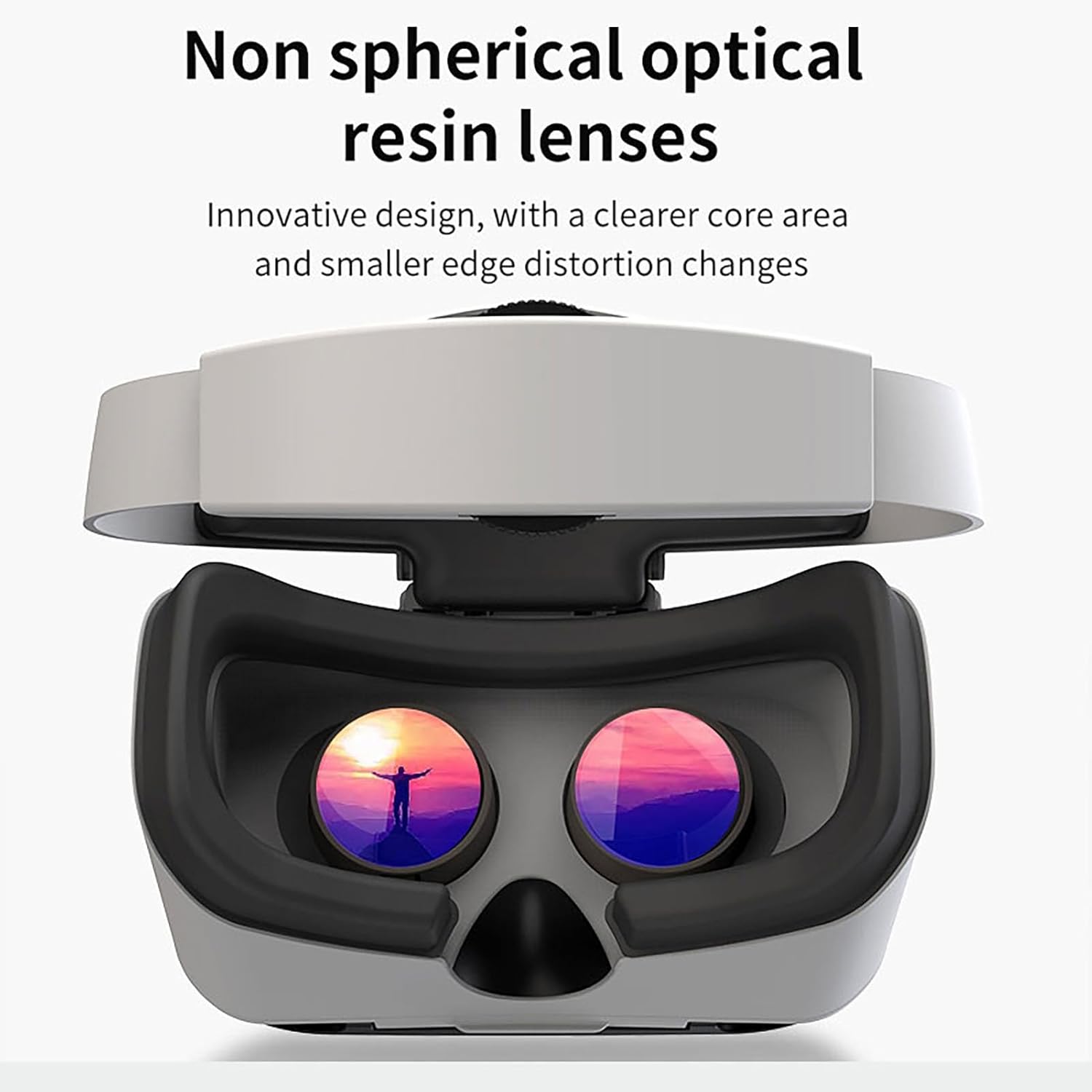 CXCZFG VR Headset Für Smartphones Mit Controller, Virtual Reality Brille, Stereo Kopfhörer, 3D Brille, VR-Brille Für Fernsehen, Filme, Videospiele(G19) – Bild 5